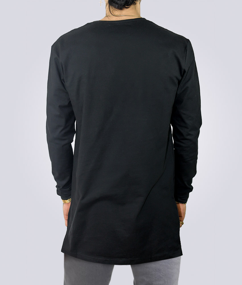 Buy Black Long Sleeve Tall Tee Online Tall Long Sleeve T Shirts Mens