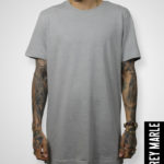 Tall Tee - Grey Marle - 3XL