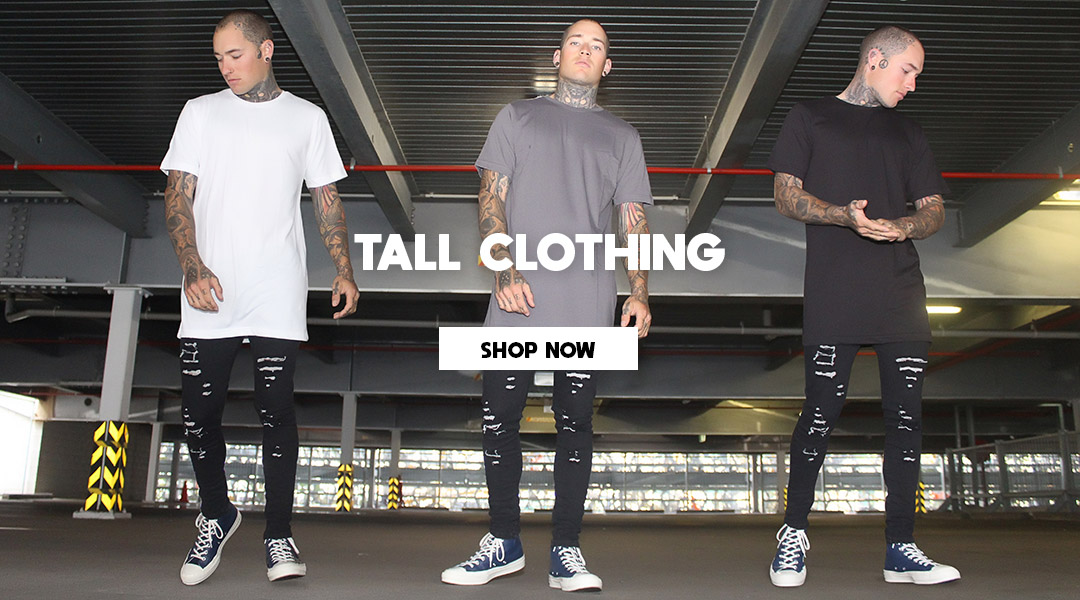 Buy Tall Mens Clothing, Tall Tees Online Australia
