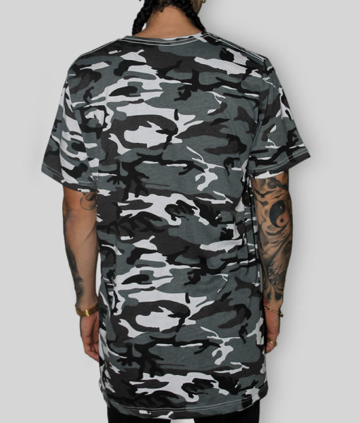 Snow Camo Tall Tee - Plus 2 Clothing