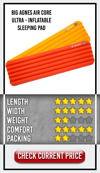 best sleeping pad for big guys