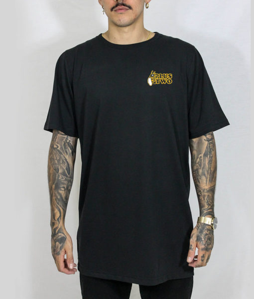 ODB Tall Tee - Black - Tall Men's Graphic Tee - Back | Plus 2 Clothing
