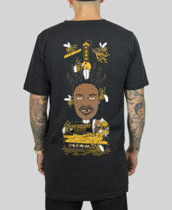 ODB Tall Tee - Black - Tall Men's Graphic Tee - Front | Plus 2 Clothing