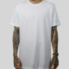 Semi-Tall Tee - White - Plus 2 Clothing