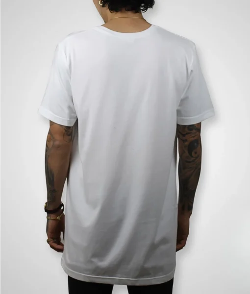Tall Tee - White - Plus 2 Clothing