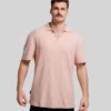 Tall Polo Shirt - Pink Clay - Plus 2 Clothing