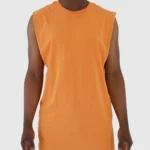 Muscle Tee-Apricot