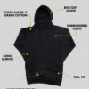 Blackout Tall Hoodie