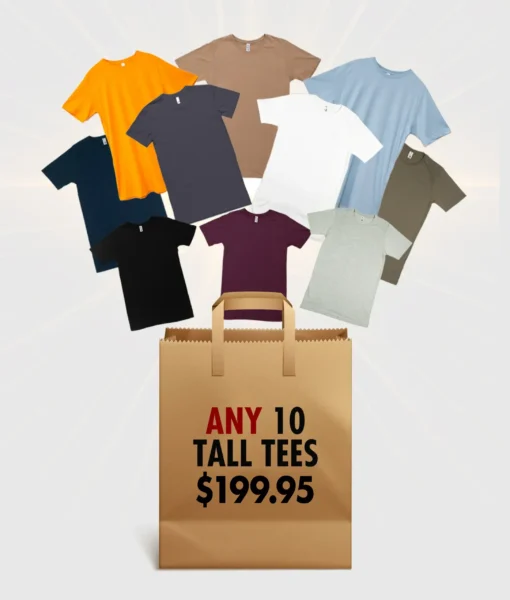 Tall Tees - 10 Pack