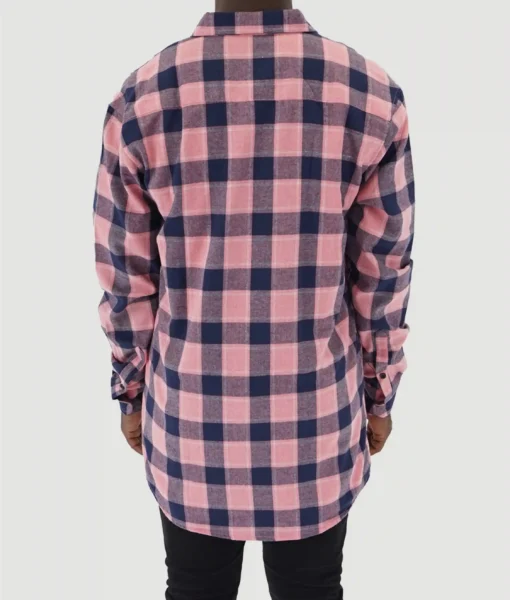 Tall Flannel - Kessler - Tall Men's Flannel - Back | Plus 2 Clothing