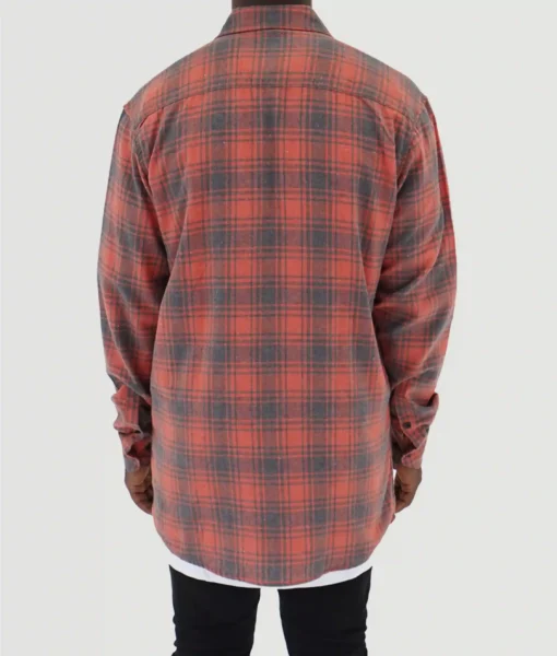 Tall Flannel - Oakley - Tall Men's Flannel - Back | Plus 2 Clothing