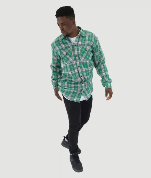 Tall Flannel - Robey - Tall Men's Flannel - Image 3 | Plus 2 Clothing