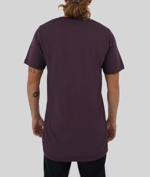 Tall Tee - Midnight Plum - Tall Men's Crewneck Tee - Back | Plus 2 Clothing