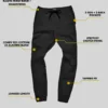 Black Chino Joggers - Plus 2 Clothing