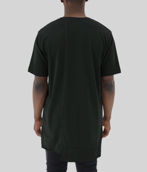 CUT&SEW TALL TEE - BLACK - Tall Men's Graphic Tee - Back | Plus 2 Clothing