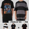 2 Premium Tees + 1 Free - Plus 2 Clothing