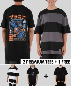 2 Premium Tees + 1 Free - Plus 2 Clothing