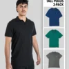 Polo Shirts - 3 Pack - Plus 2 Clothing