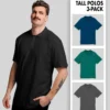 Polo Shirts - 3 Pack - Plus 2 Clothing