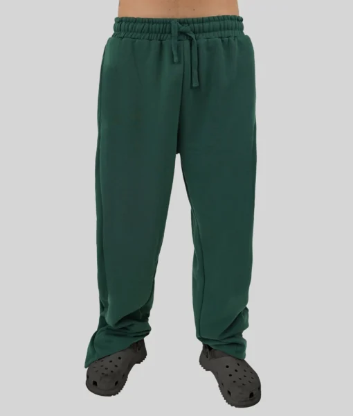 Relaxed Track Pants - Dark Green