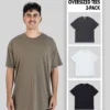 Oversized Tees - 3 Pack - Plus 2 Clothing