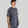 Oversized 2.0 Tee - Charcoal - Plus 2 Clothing