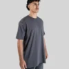 Oversized 2.0 Tee - Charcoal - Plus 2 Clothing