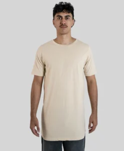 Tall Tee - Dune - Plus 2 Clothing