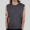 Tall Tank - Charcoal - Tall Men's Singlet | Plus 2 Clothing