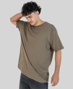 Oversized 2.0 Tee - Army Green - Plus 2 Clothing