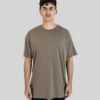 Oversized 2.0 Tee - Army Green - Plus 2 Clothing