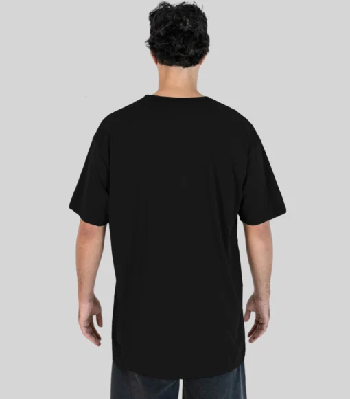 Oversized 2.0 Tee - Black - Plus 2 Clothing