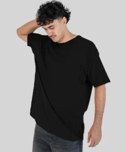 Oversized 2.0 Tee - Black - Plus 2 Clothing