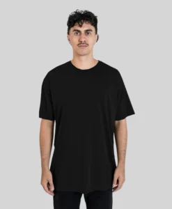 Oversized 2.0 Tee - Black - Plus 2 Clothing