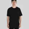 Oversized 2.0 Tee - Black - Plus 2 Clothing
