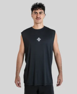 Running Tank - Black - Plus 2 Clothing