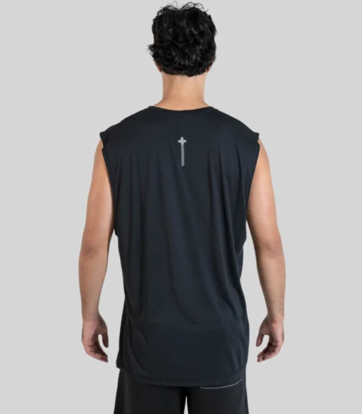 Running Tank - Black - Plus 2 Clothing