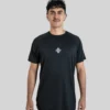 Running Tee - Black - Plus 2 Clothing
