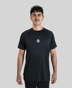 Running Tee - Black - Plus 2 Clothing