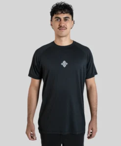 Running Tee - Black - Plus 2 Clothing
