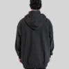 Semi-Tall Hoodie - Black - Plus 2 Clothing