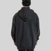 Semi-Tall Hoodie - Black - Plus 2 Clothing