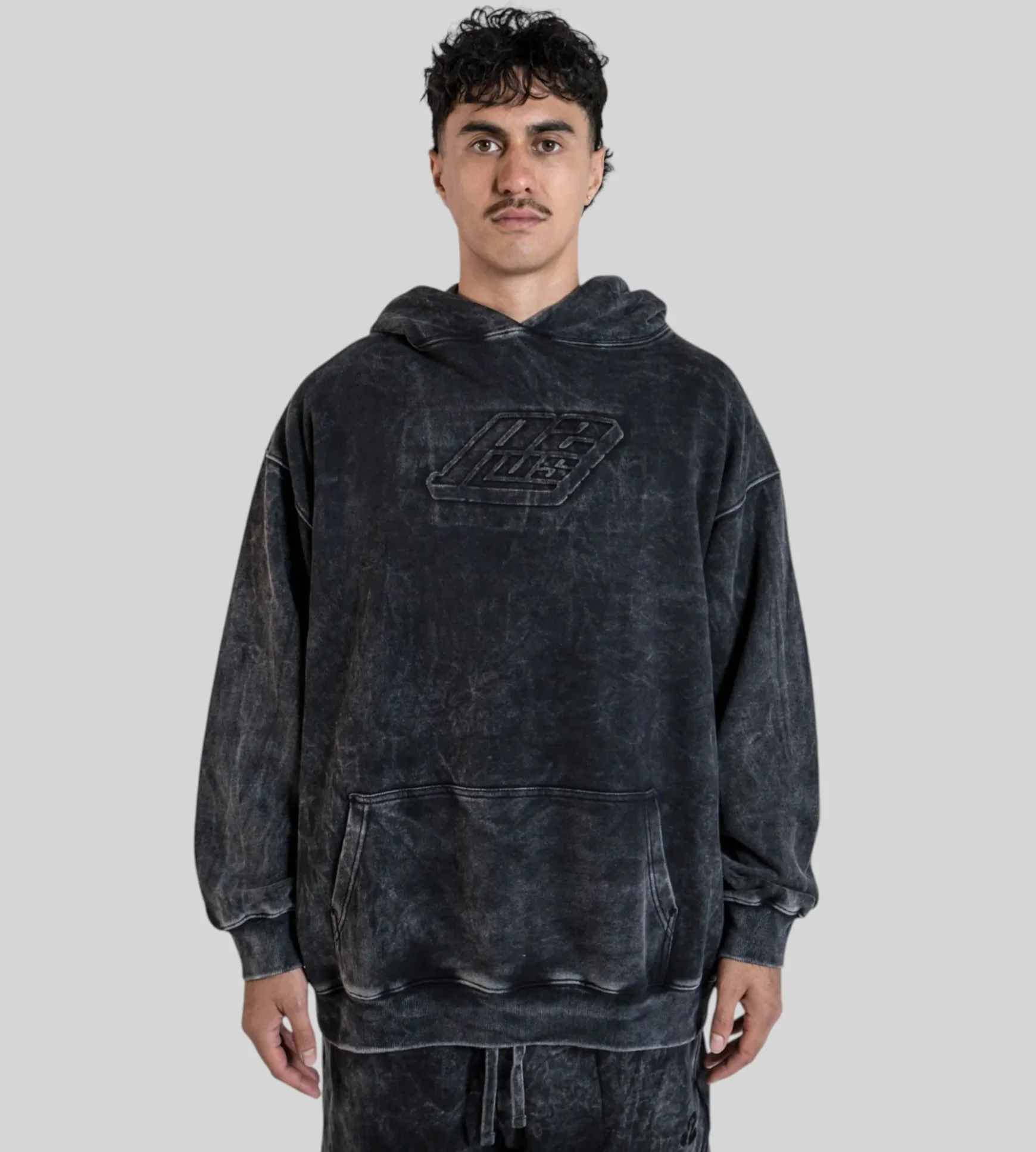 Semi-Tall Hoodie - 3D Washed - Plus 2 Clothing