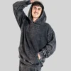 Semi-Tall Hoodie - 3D Washed - Plus 2 Clothing