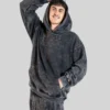Semi-Tall Hoodie - 3D Washed - Plus 2 Clothing