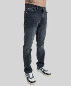 Slim Jeans - Washed Black - Plus 2 Clothing