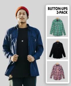 Button Ups - 3 Pack - Plus 2 Clothing