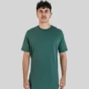 Semi-Tall Tee - Dark Green - Plus 2 Clothing