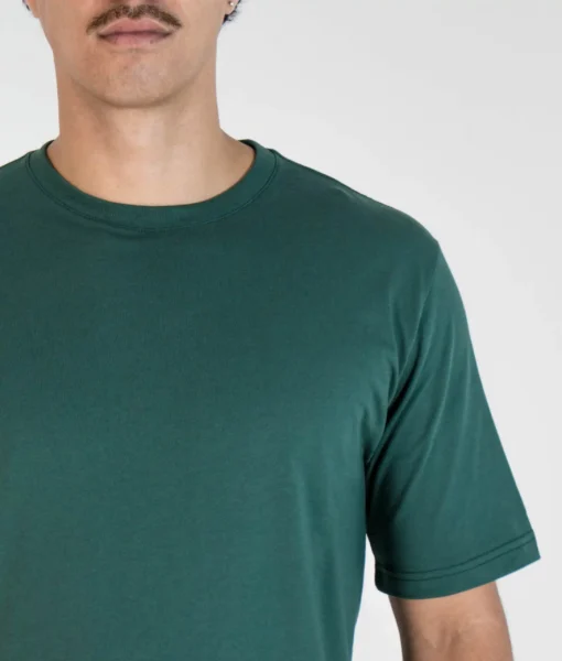 Semi-Tall Tee - Dark Green - Plus 2 Clothing