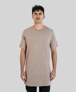 Tall Tee - Driftwood - Plus 2 Clothing